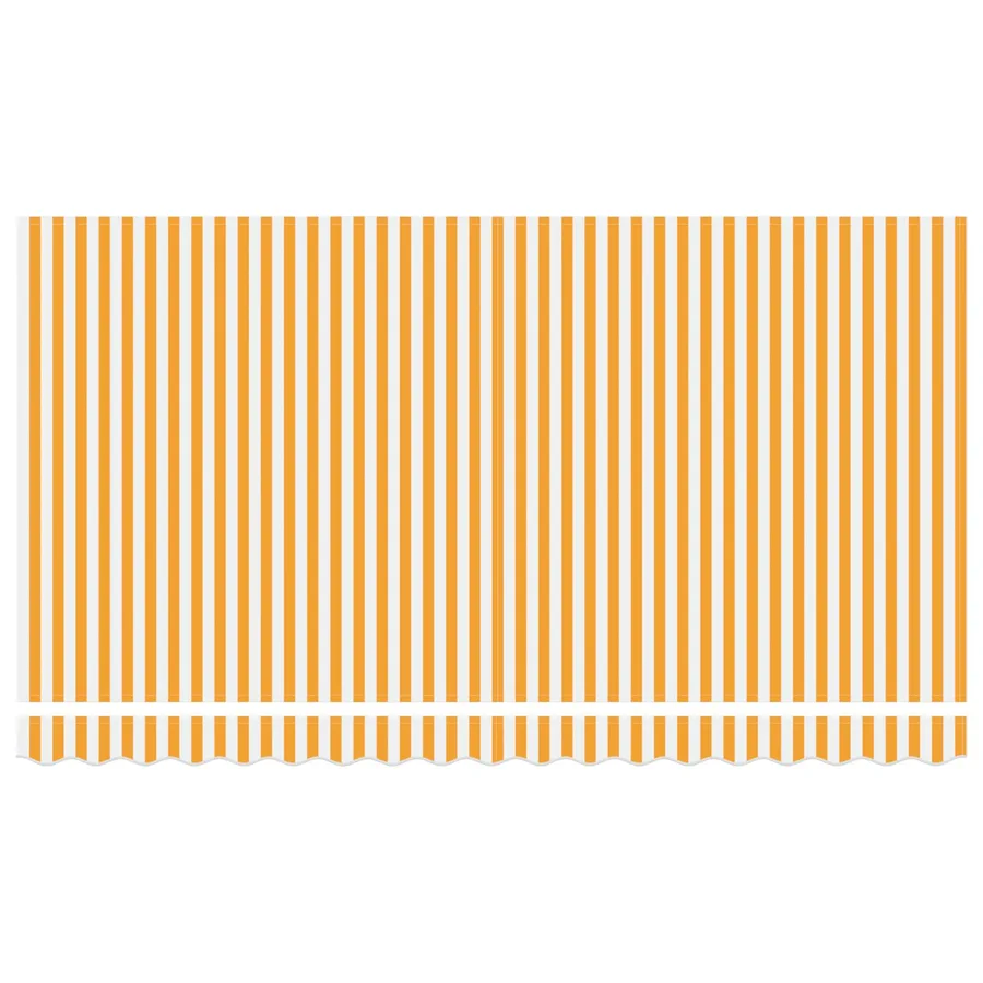 Auvent Rétractable Jaune 350 x 200 cm tissu - 6