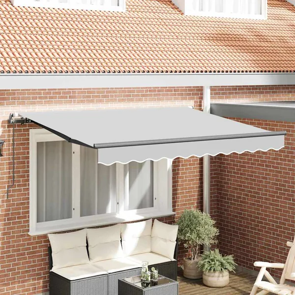 Cadre d'auvent Anthracite 3 x 2 m Métal