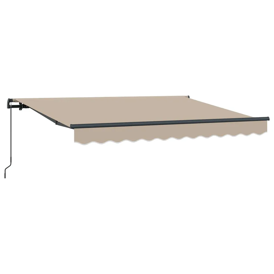 Auvent Rétractable Beige 250 x 200 cm tissu - 2