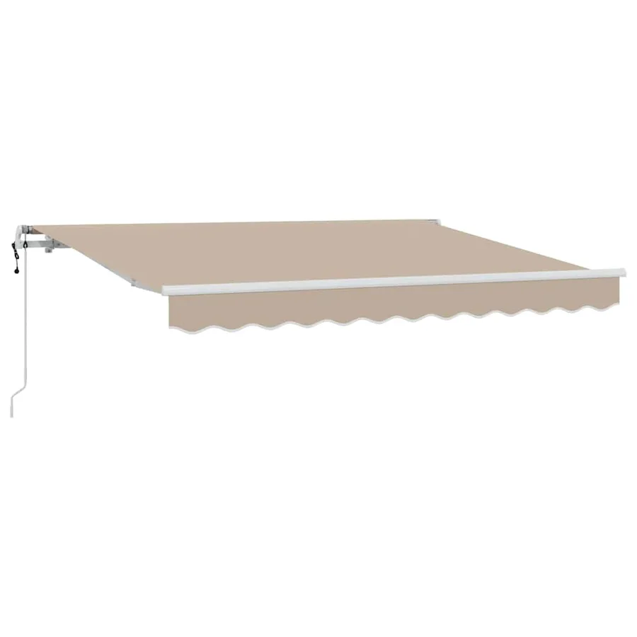 Auvent Rétractable Beige 300 x 200 cm tissu - 2
