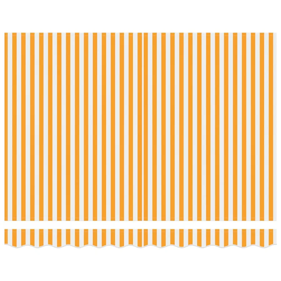 Cadre d'auvent Jaune et blanc 300 x 200 cm - 6