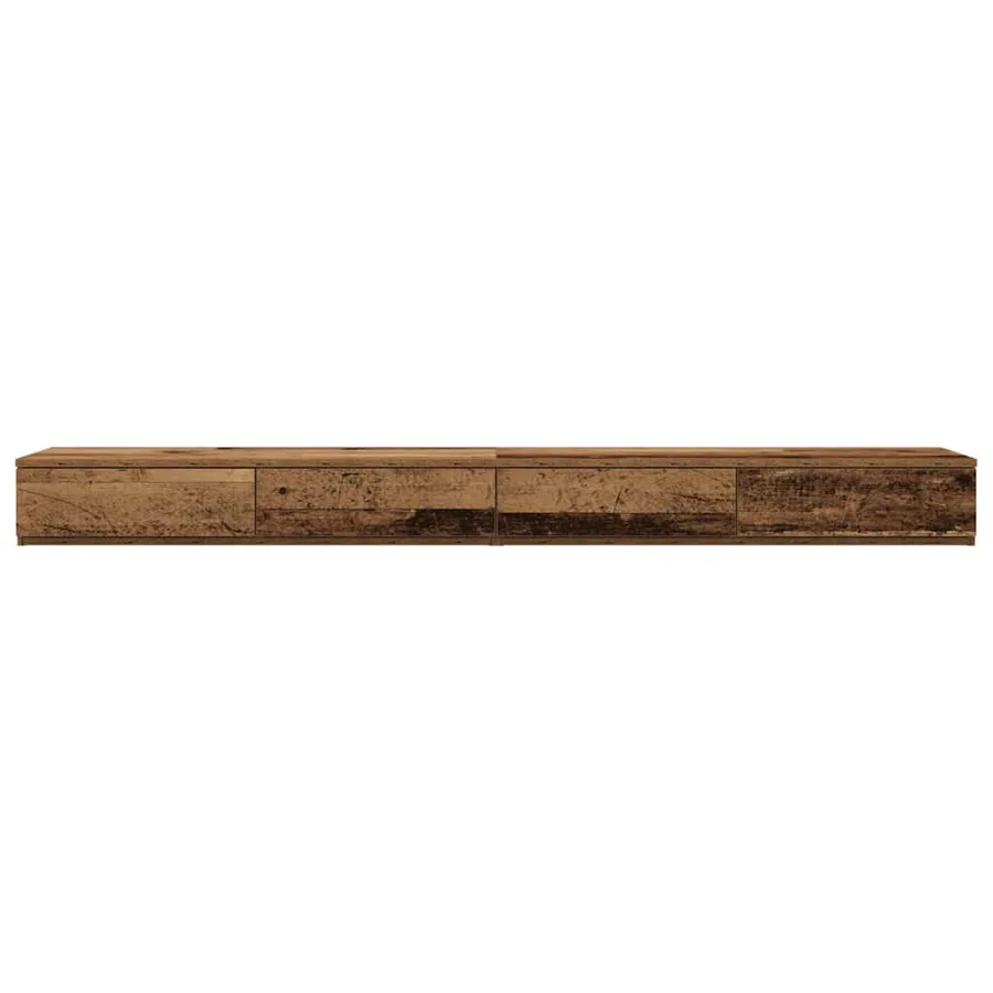 Tiroirs de lit avec tiroir Bois ancien 180 x 36,5 x 16,5 cm - 6