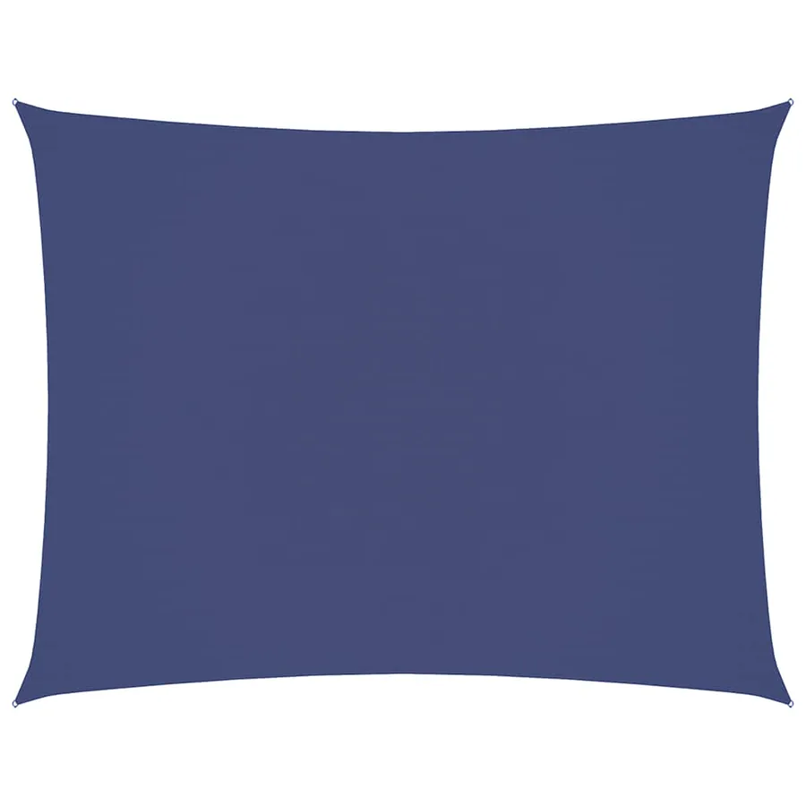 Voile de parasol tissu oxford rectangulaire 2x3 m bleu - 2