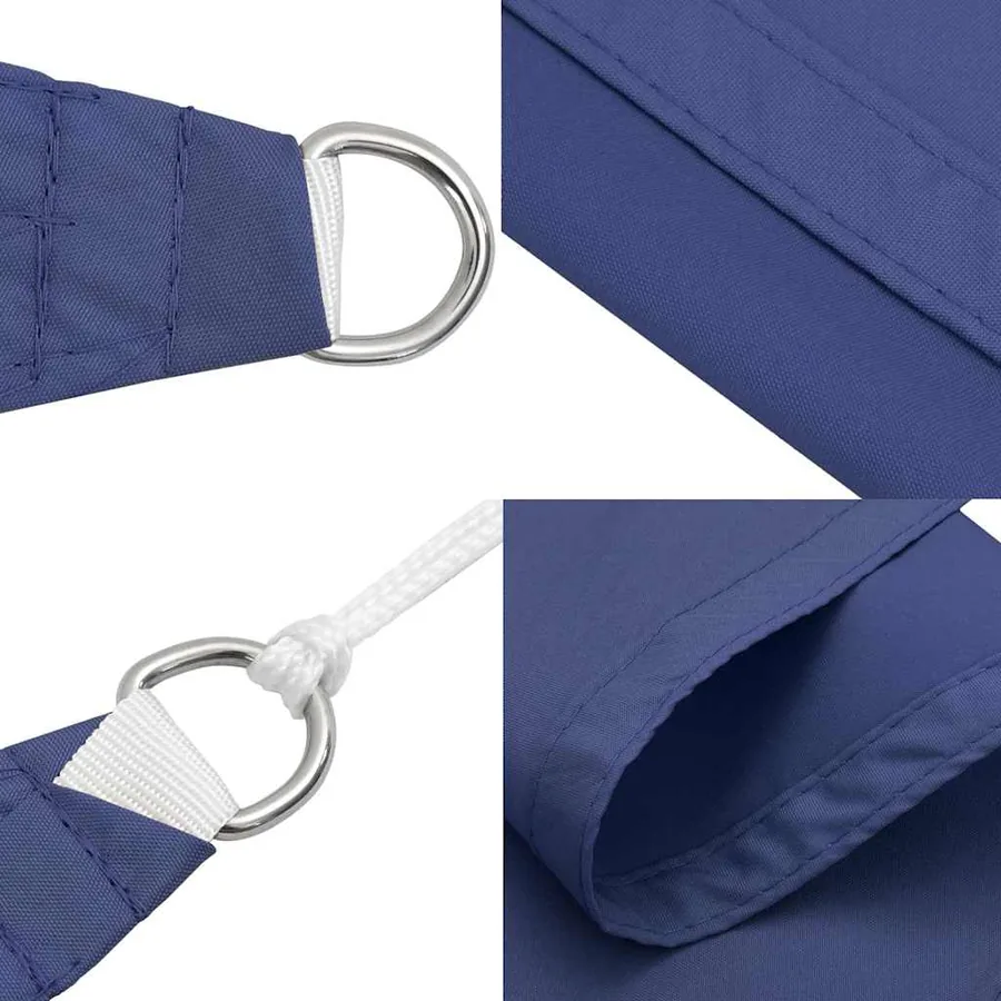Voile de parasol tissu oxford rectangulaire 2x3 m bleu - 5