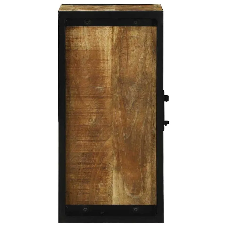 Armoire de salle de bain Marron Bois de mangue massif - 7