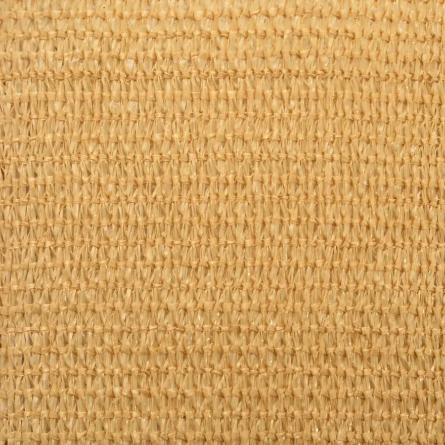 Voile d'ombrage 160 g/m² rectangulaire sable 2,5x3 m PEHD - 9