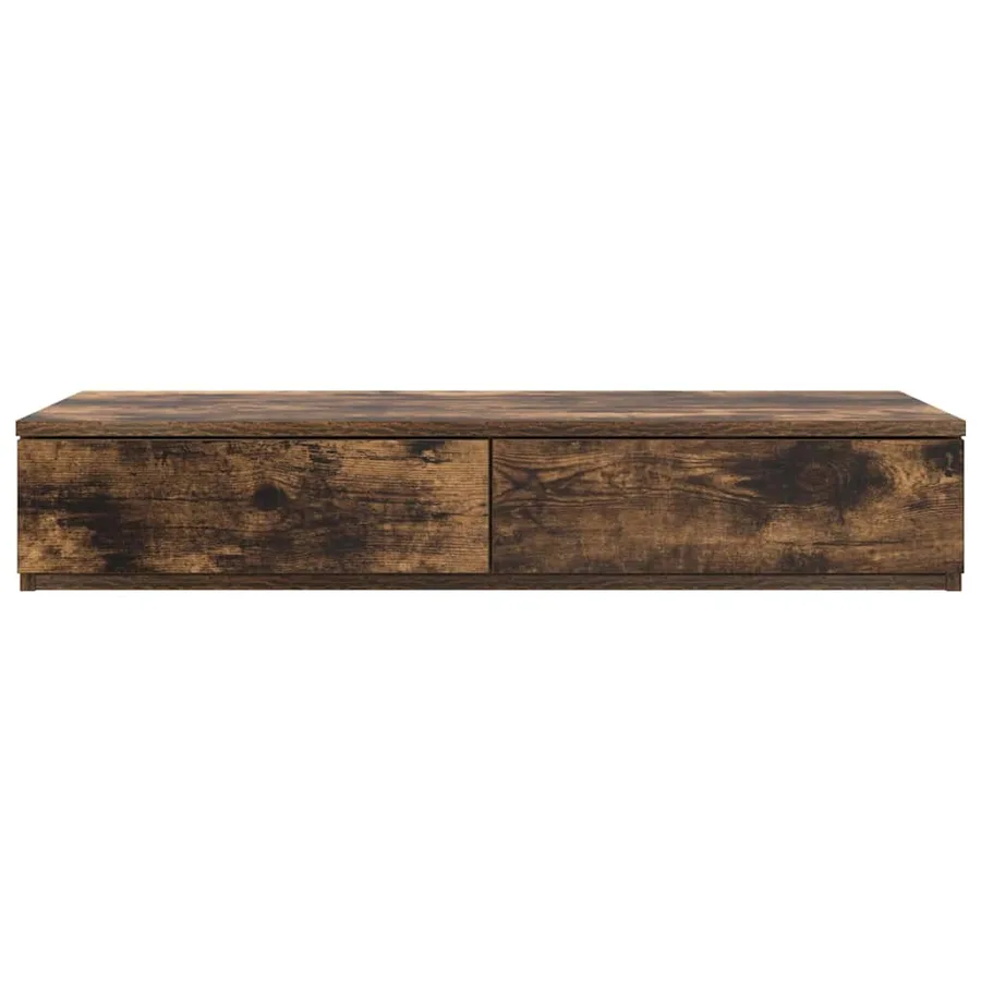 Tiroirs de lit avec tiroir Chêne fumé 100 x 36,5 x 16,5 cm - 6