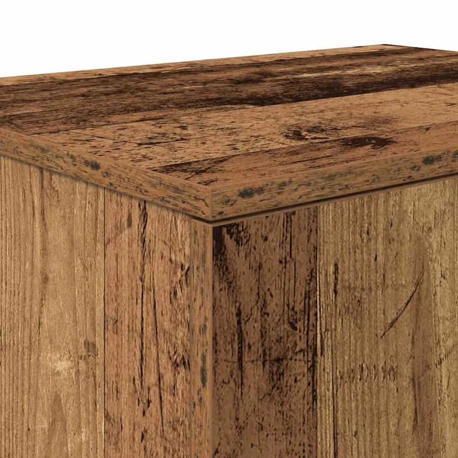 Armoire de rangement 2 pcs Bois ancien 103 x 41 x 40 cm - 10