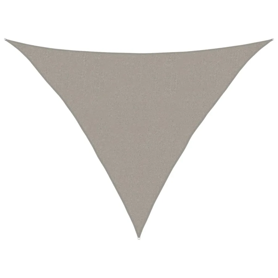 Voile d'ombrage 160 g/m² triangulaire 2,5x2,5x3,5 m PEHD - 2