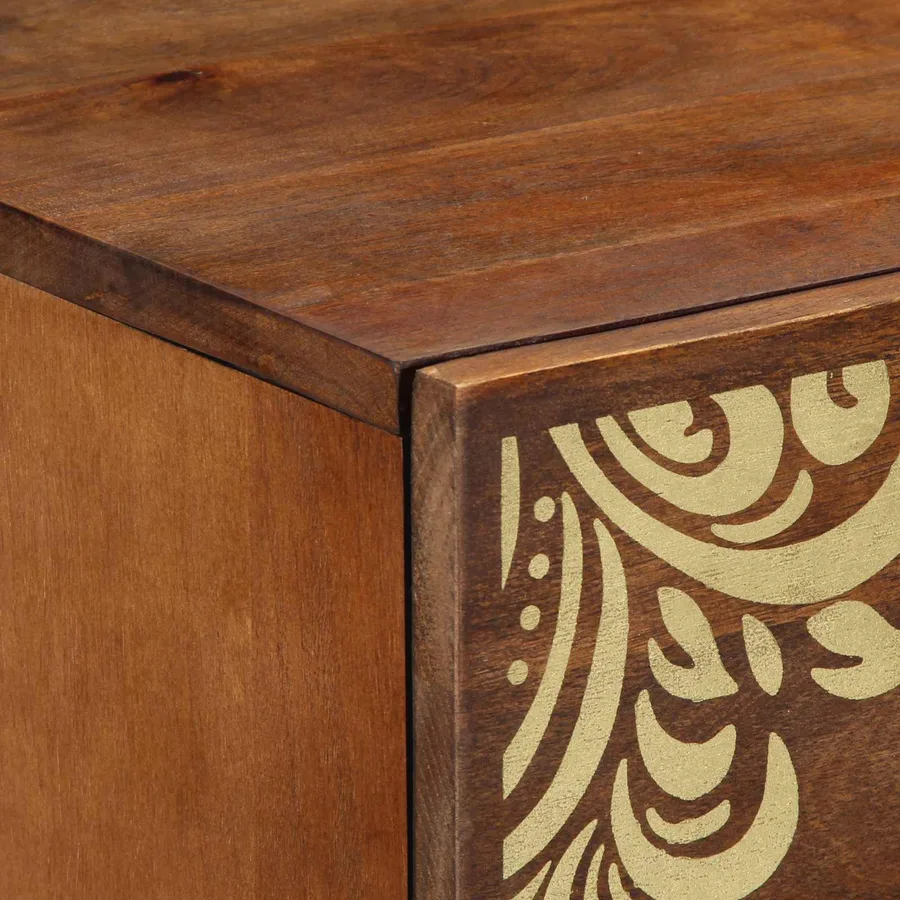 Buffet Marron 60 x 33 x 75 cm Bois de mangue massif - 6