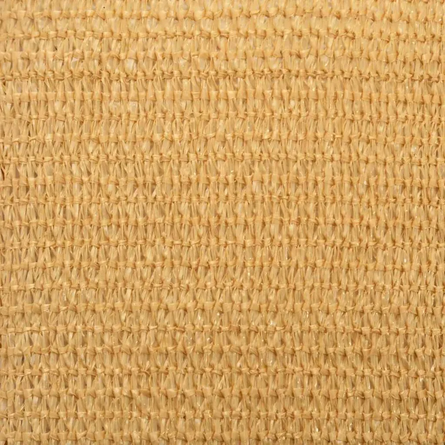 Voile d'ombrage 160 g/m² triangulaire sable 3x4x4 m PEHD - 9