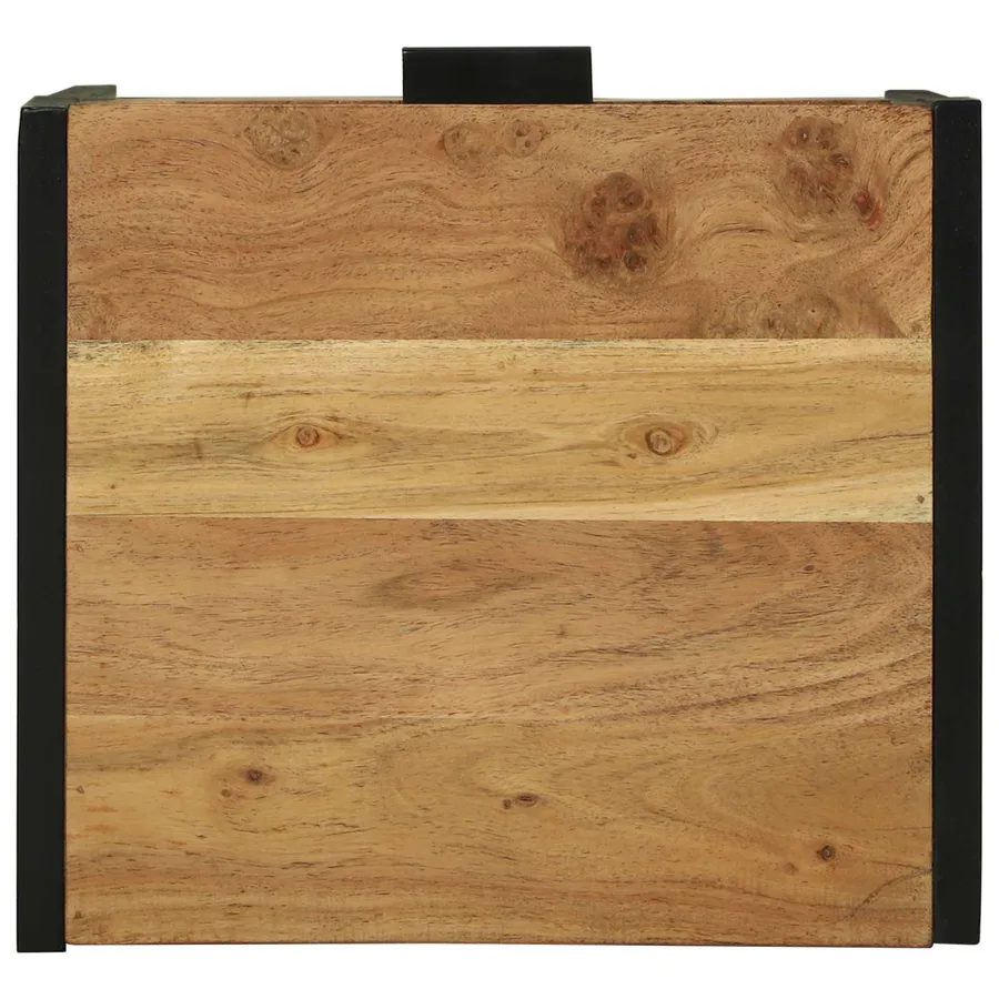 Table de chevet avec tiroir Marron 40 x 35 x 50 cm - 7