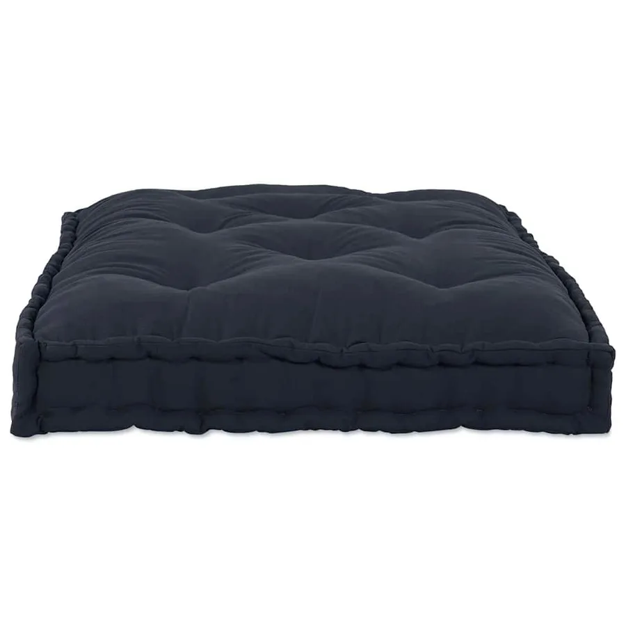 Coussin de canapé sur palette Anthracite 120 x 80 x 12 cm Tissu - 5