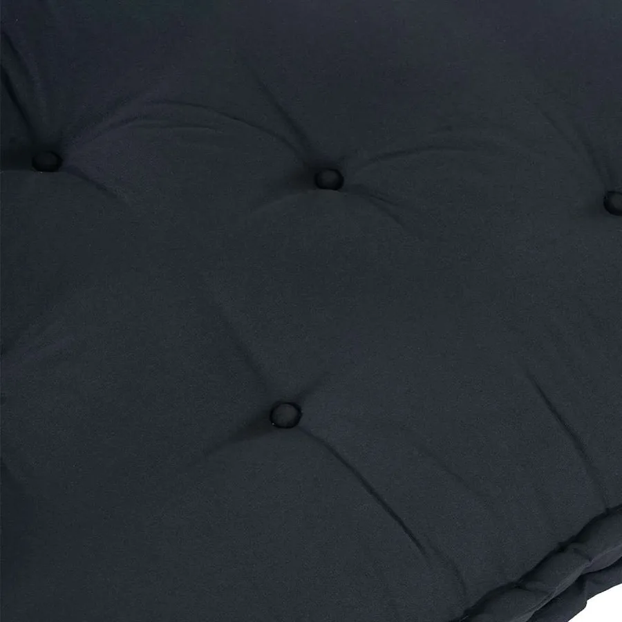 Coussin de canapé sur palette Anthracite 120 x 80 x 12 cm Tissu - 7