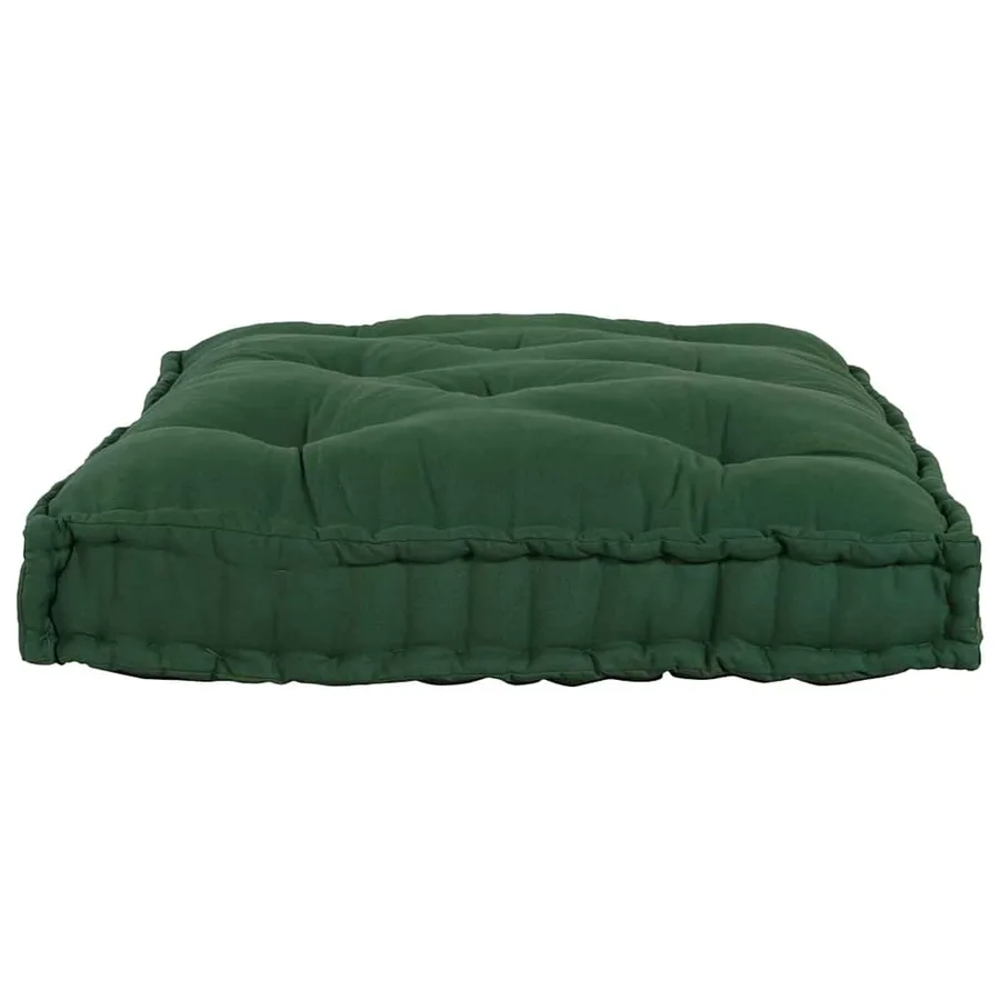 Coussin de canapé sur palette Vert 120 x 80 x 12 cm Tissu - 5