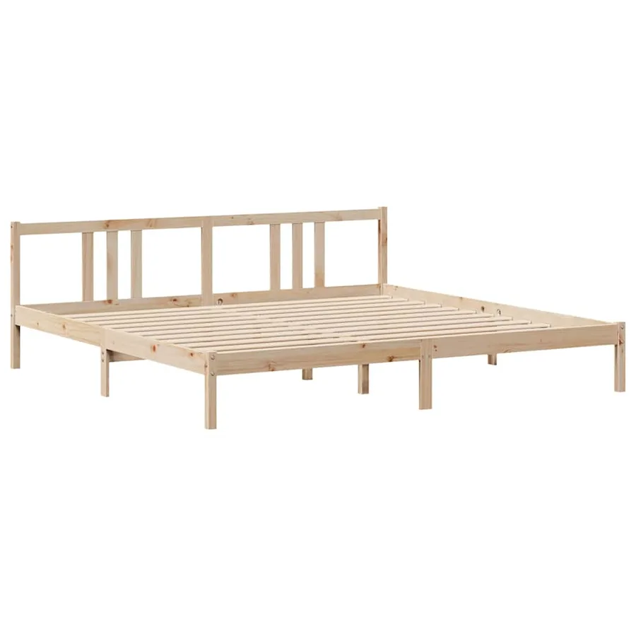 Cadre de lit avec tête de lit sans matelas 180x200 cm - 7