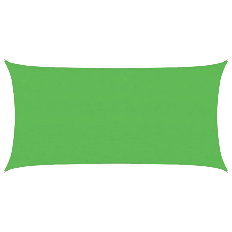 Voile d'ombrage 160 g/m² Vert clair 3x6 m PEHD - 2