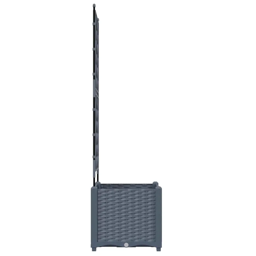 Cache-pot de jardin Gris clair 40 x 40 x 143 cm PP - 6