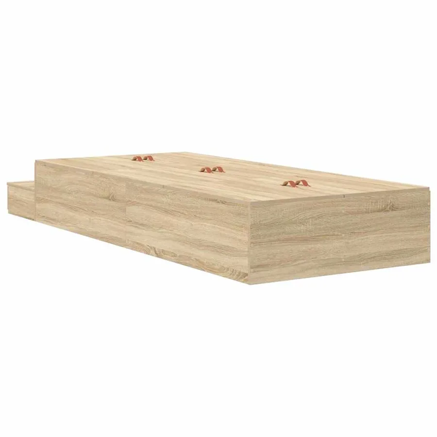 Cadre de lit avec rangement avec tiroir Chêne Sonoma 90 cm - 10