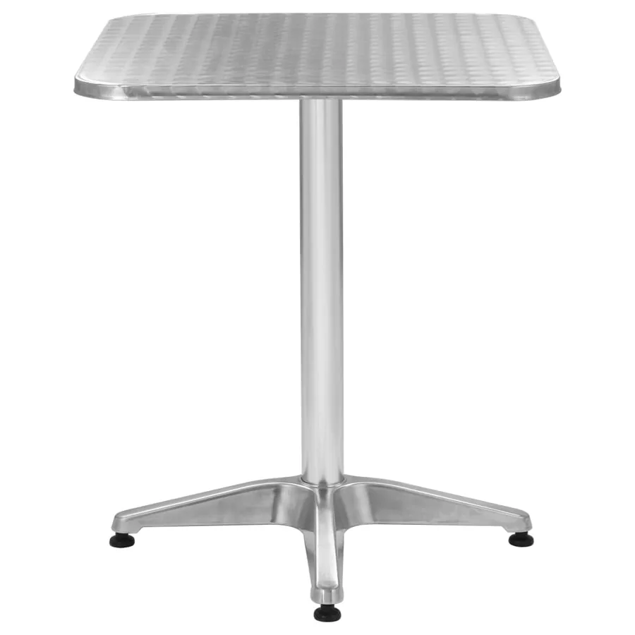 Table de jardin Argenté 60x60x70 cm Aluminium - 2