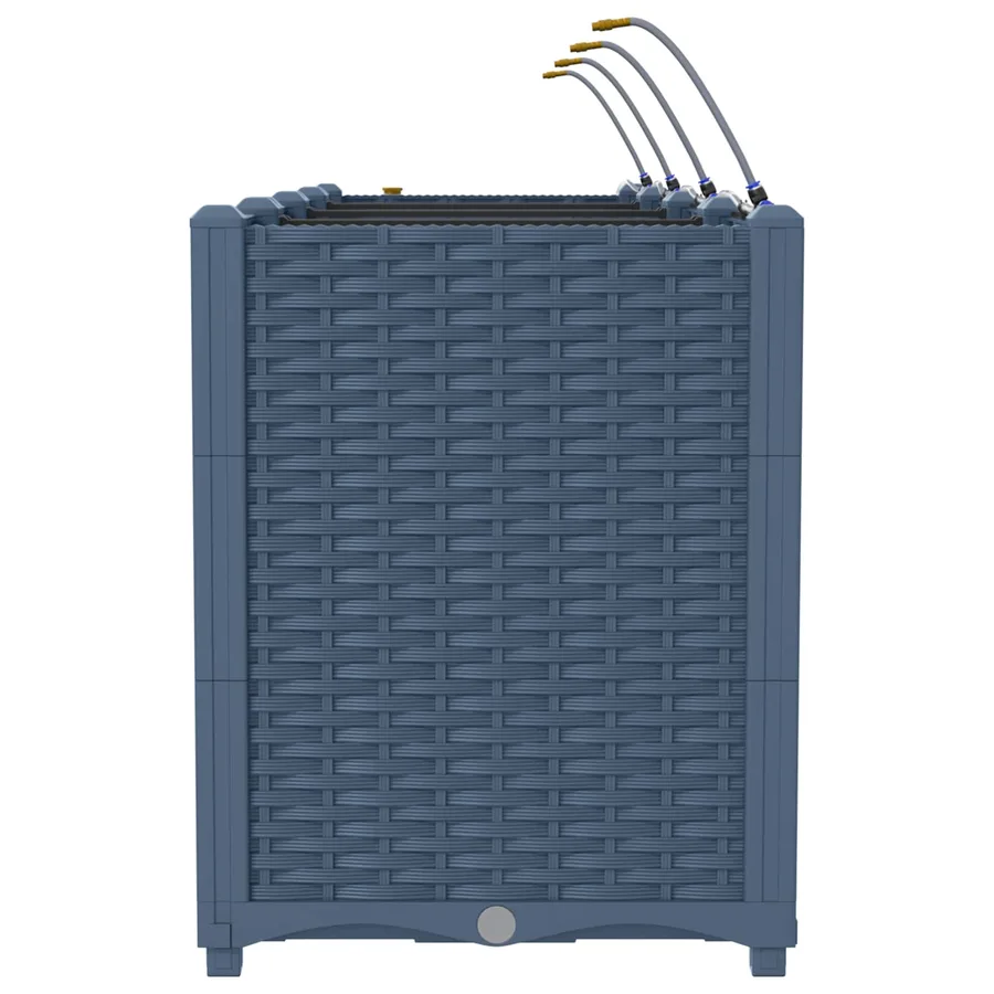 Cache-pot de jardin 4 pc Gris 160 x 40 x 52 cm PP - 5