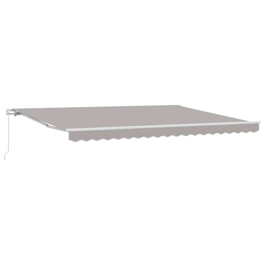 Auvent rétractable Gris clair 450 x 350 x 165 cm - 2