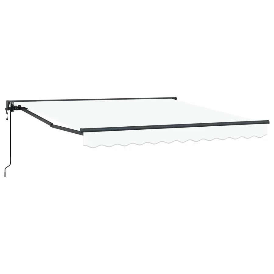 Cadre d'auvent Blanc 300 x 250 cm Polyester avec revêtement PU - 2