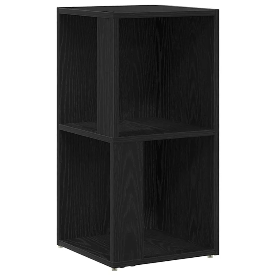 Étagères d'angle Chêne noir 33 x 33 x 67 cm Bois d'ingénierie - 2