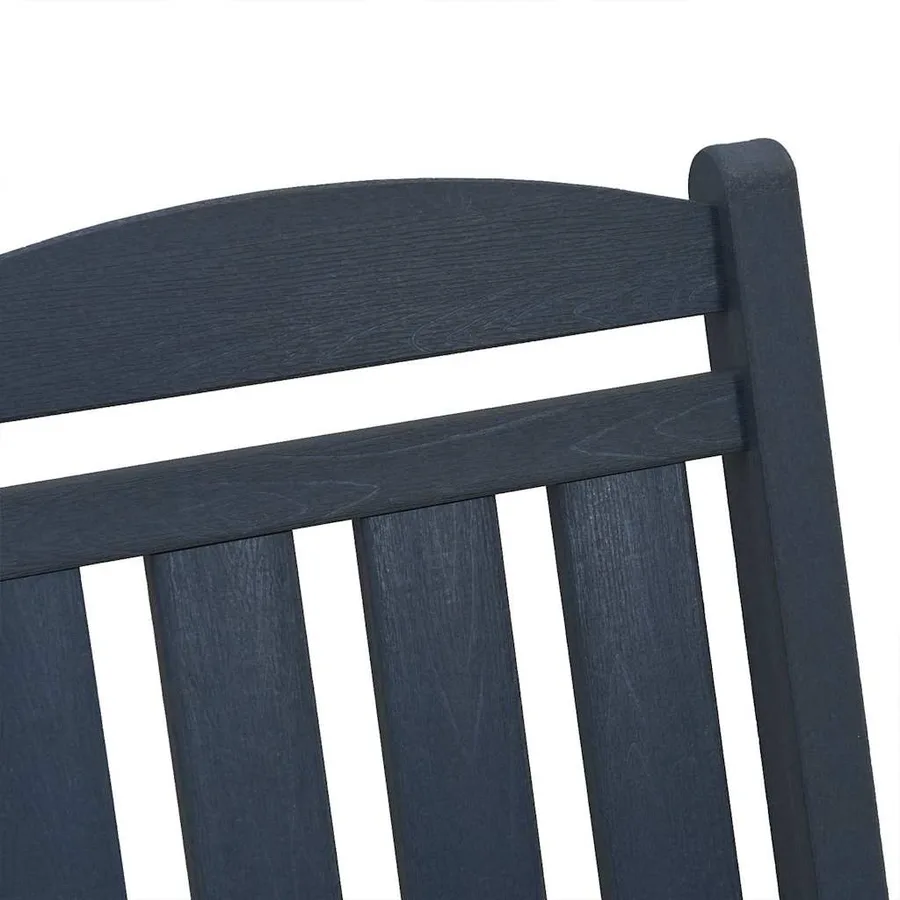 Chaise à bascule 2 pcs Bleu marine 92 x 70 x 108 cm - 10
