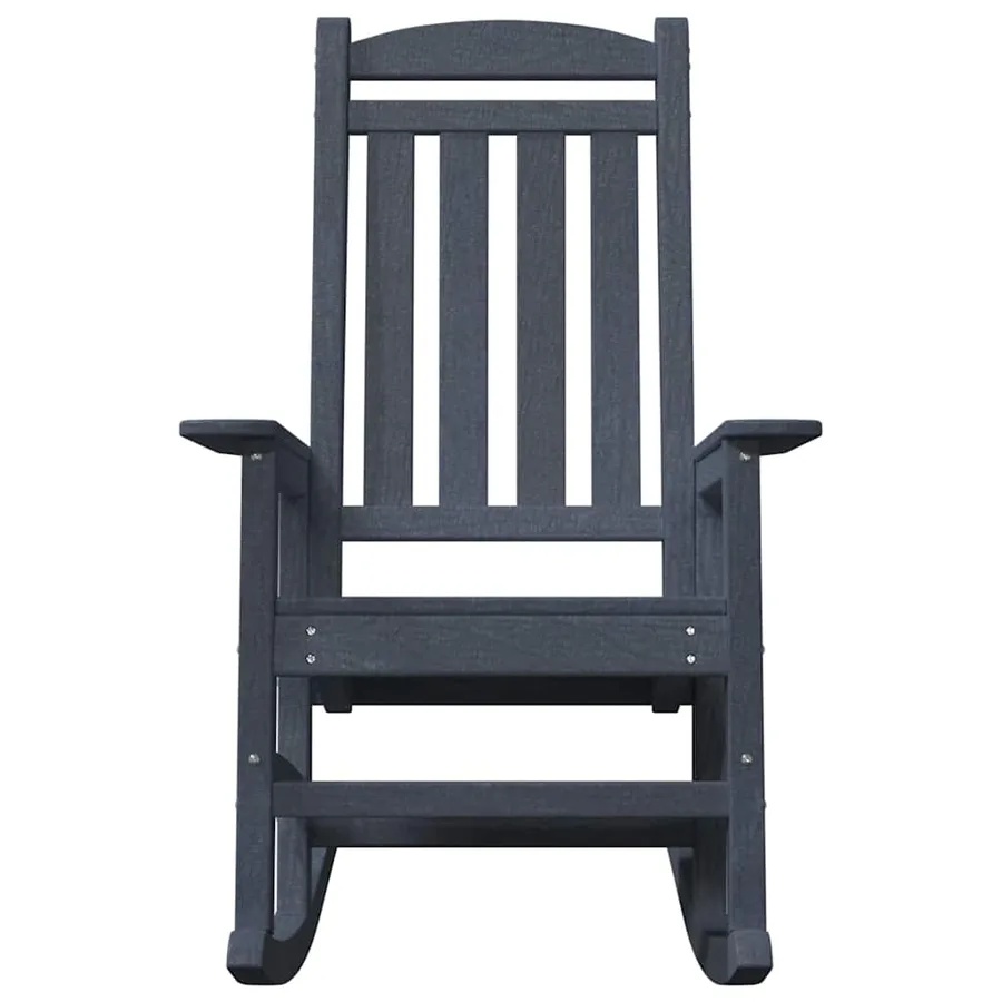 Chaise à bascule 2 pcs Bleu marine 92 x 70 x 108 cm - 5