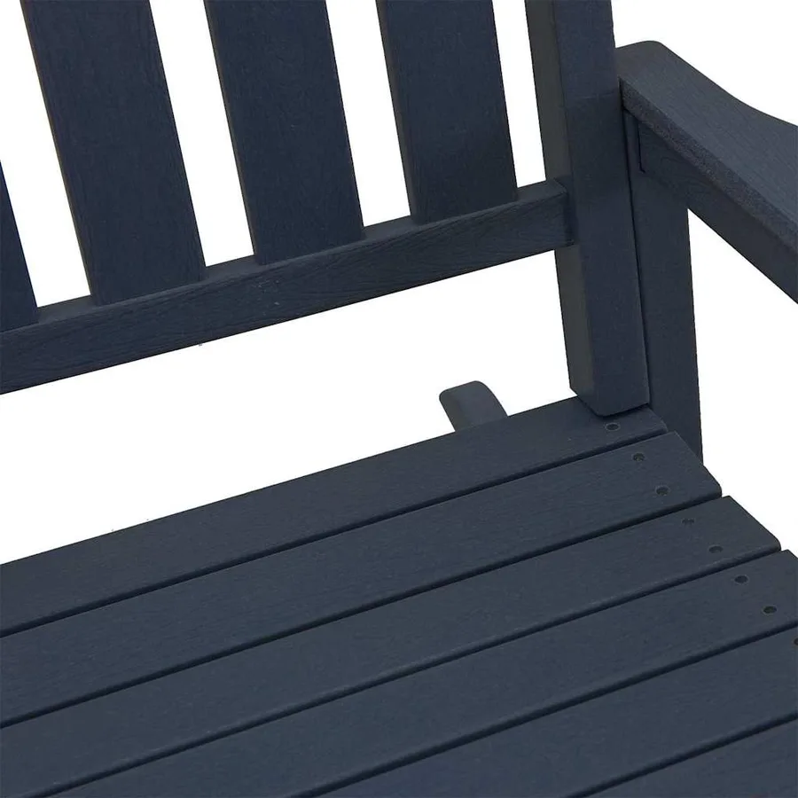 Chaise à bascule 2 pcs Bleu marine 92 x 70 x 108 cm - 9