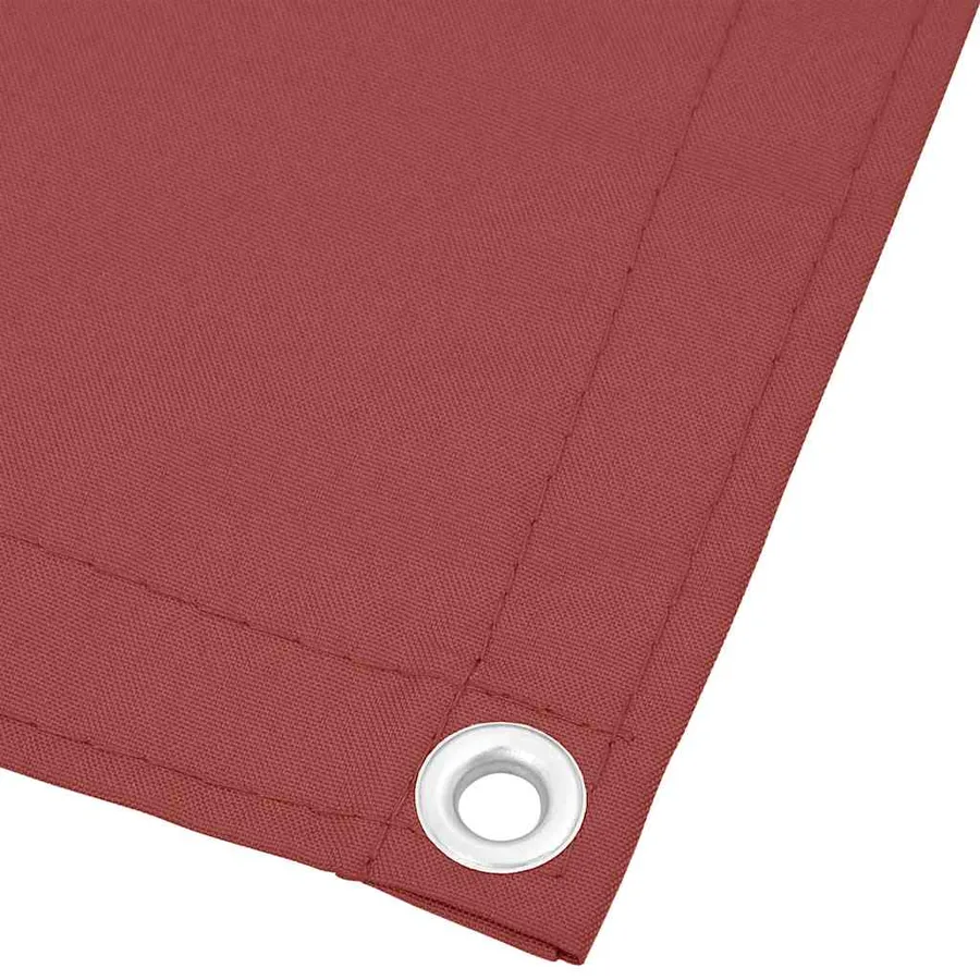 Paravent de balcon couleur terre cuite 90 x 1000 cm 100 % polyester Oxford - 4