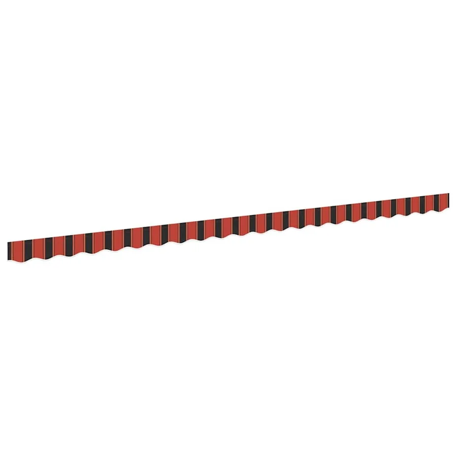 Remplacement de lambrequin Orange / Noir / Jaune 480 x 20 cm - 2