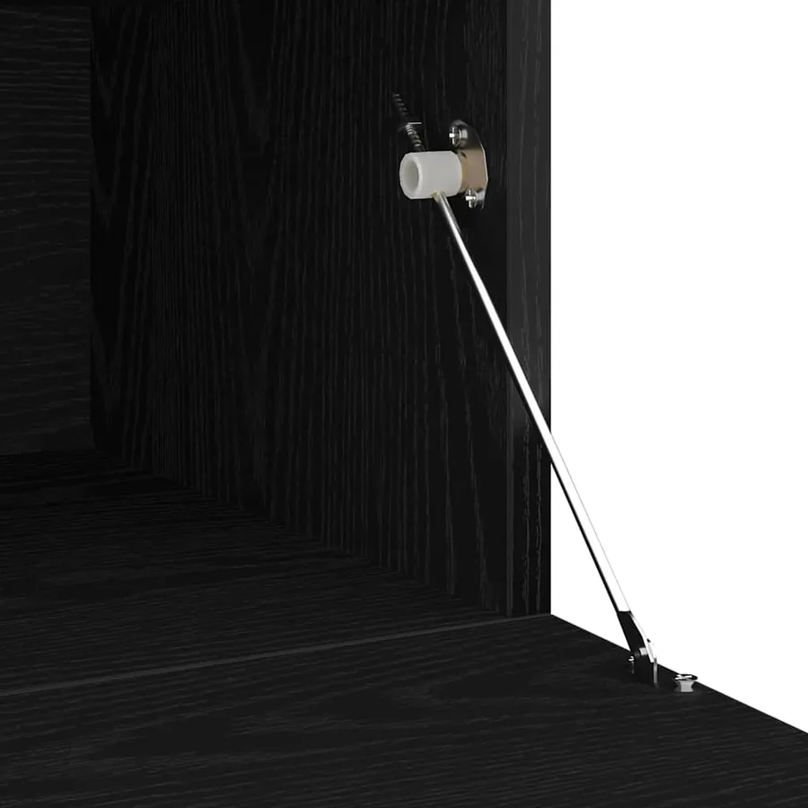 Meuble TV 2 pcs Chêne noir 260 x 37 x 40 cm Bois d'ingénierie - 12