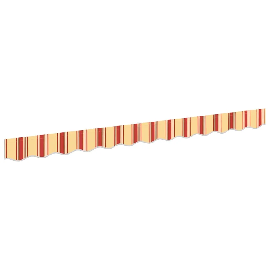 Remplacement de lambrequin Jaune et Orange 2,5 m Polyester - 2