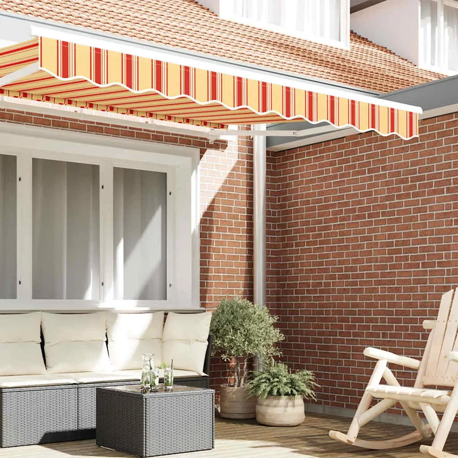 Remplacement de lambrequin Jaune et Orange 2,5 m Polyester - 3