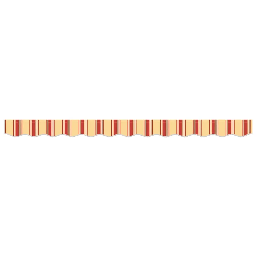 Remplacement de lambrequin Jaune et Orange 2,5 m Polyester - 4
