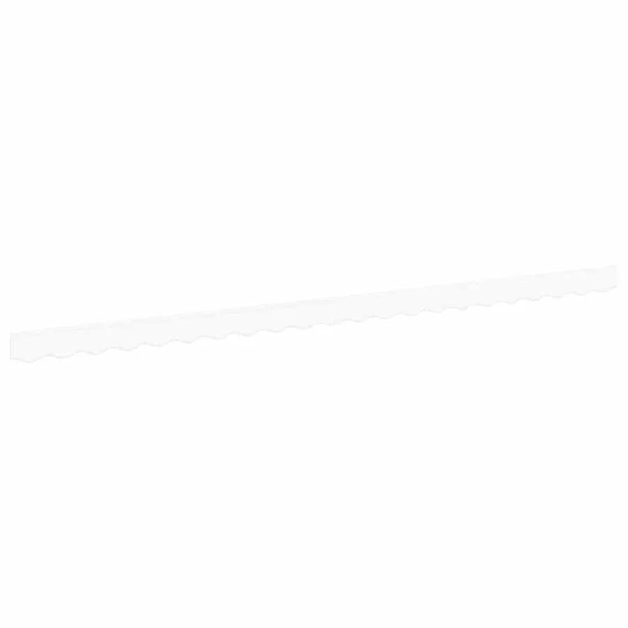Remplacement de lambrequin Blanc 480 x 20 cm Polyester - 2