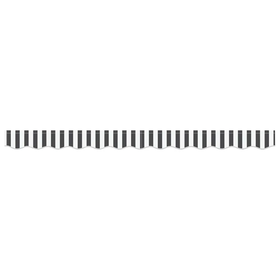 Remplacement de lambrequin Anthracite et blanc 2,5 m Polyester - 4