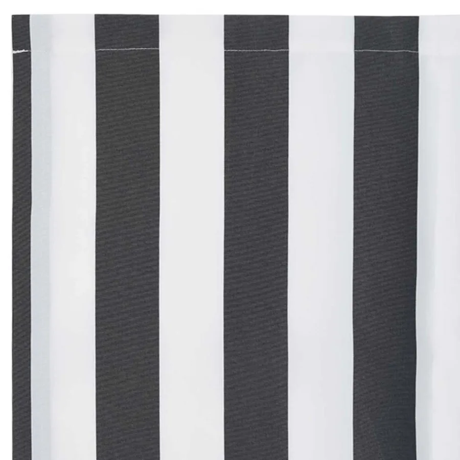 Remplacement de lambrequin Anthracite et blanc 2,5 m Polyester - 6