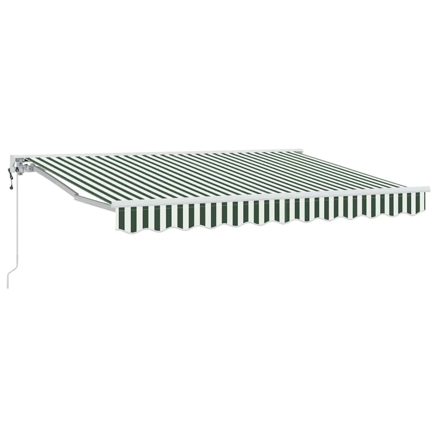 Cadre d'auvent Vert et blanc 250 x 200 cm - 2