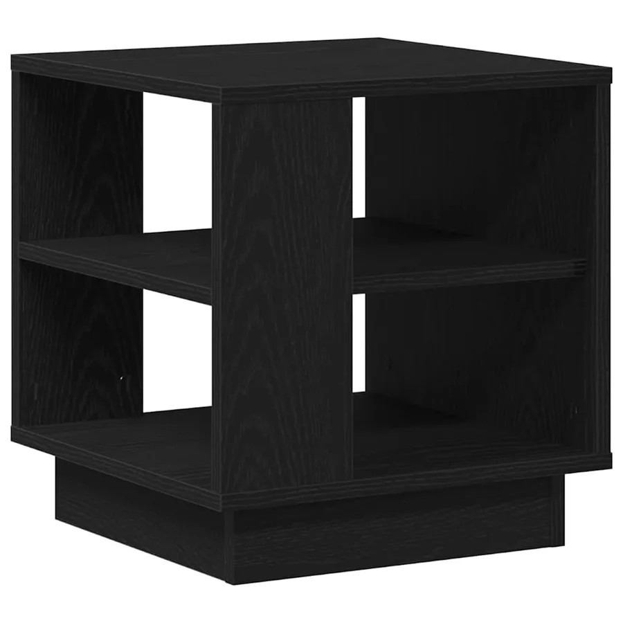 Table basse Chêne noir 40 x 40 x 43 cm Bois d'ingénierie - 5