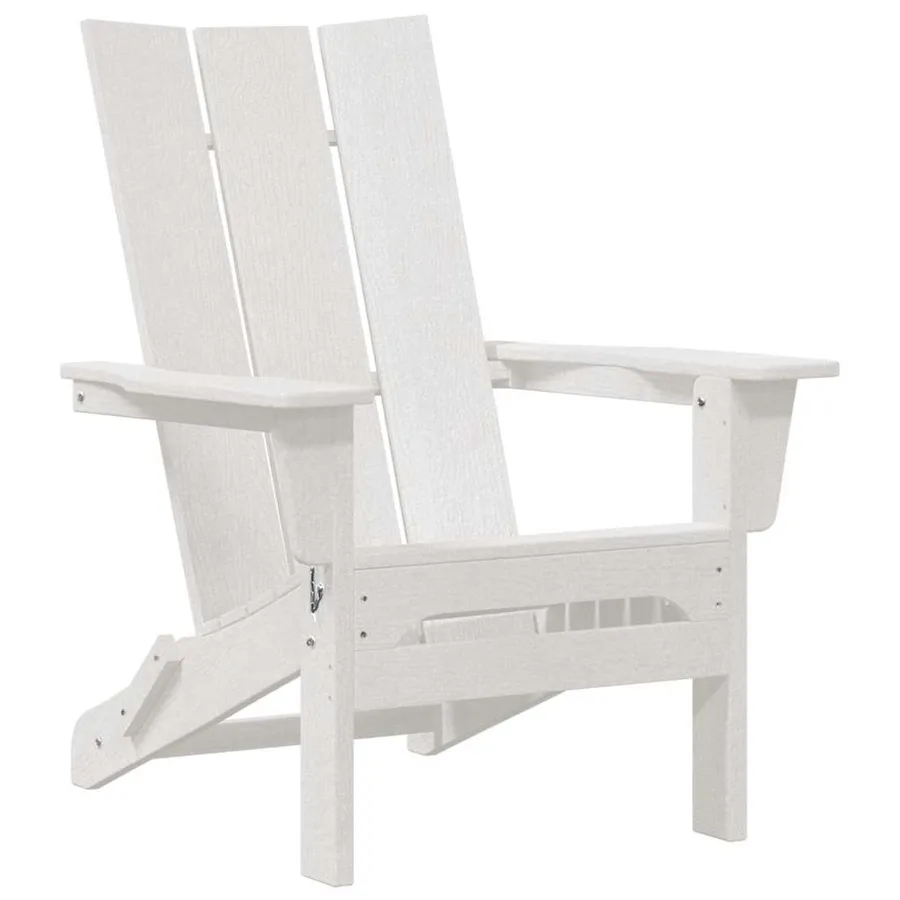 Chaise de jardin 2 pcs Blanc 80.5 x 74.5 x 92 cm Polyéthylène - 4