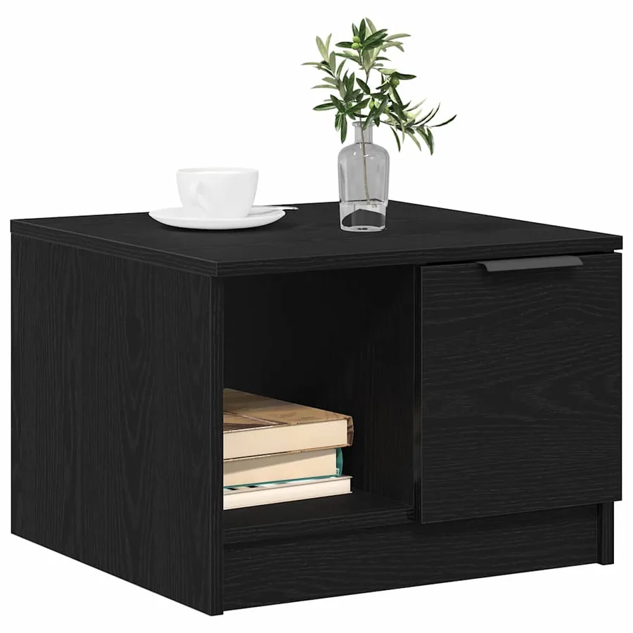 Table basse Chêne noir 50 x 50 x 36 cm Bois d'ingénierie - 3