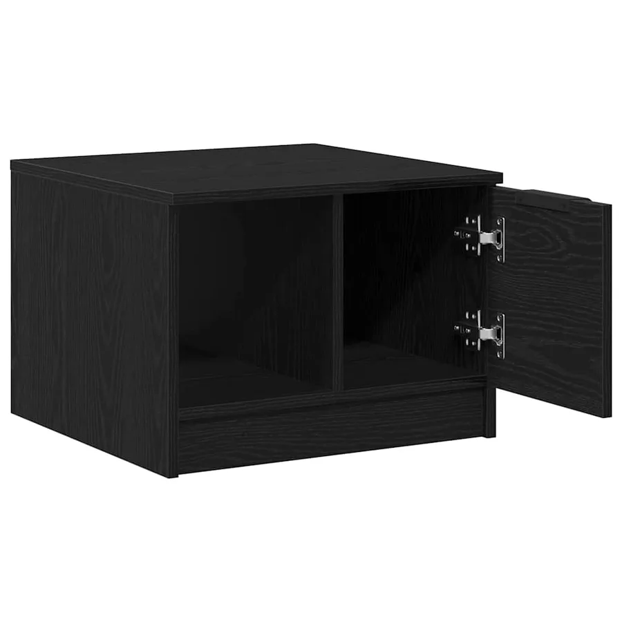 Table basse Chêne noir 50 x 50 x 36 cm Bois d'ingénierie - 4