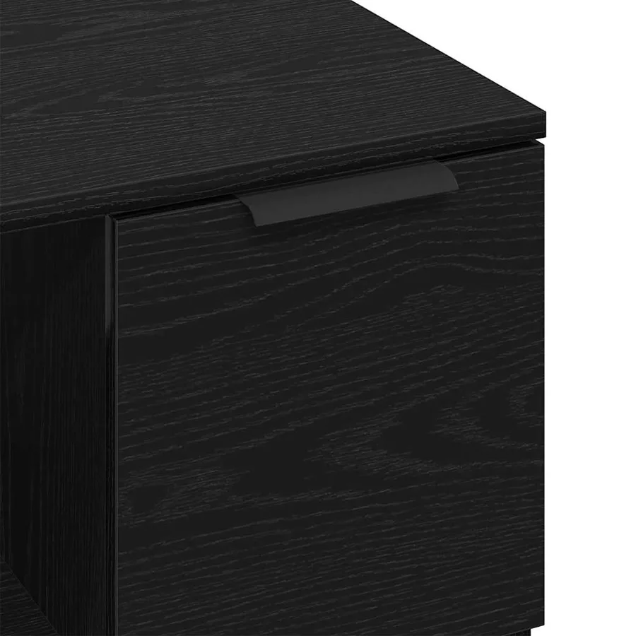 Table basse Chêne noir 50 x 50 x 36 cm Bois d'ingénierie - 7