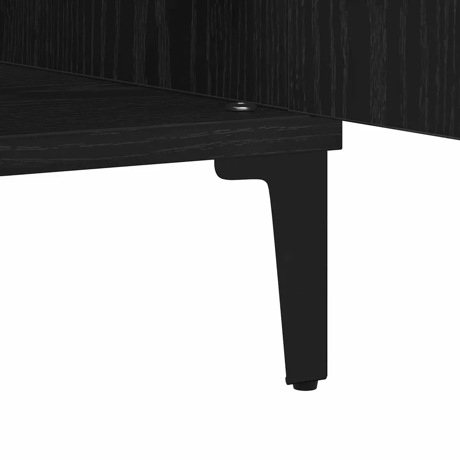 Buffet Chêne noir 60 x 35 x 70 cm Bois d'ingénierie - 10