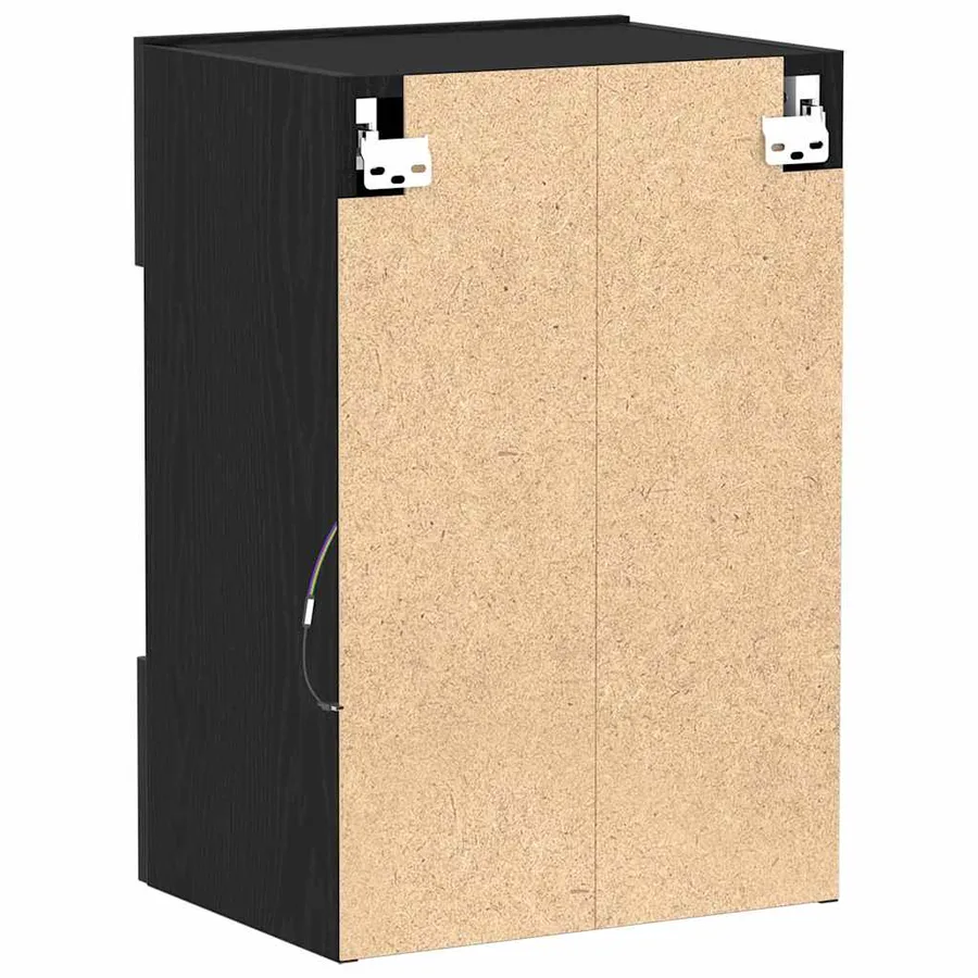 Ensemble meuble TV Montage mural 2 pcs Noir 40 x 30 x 60,5 cm - 11
