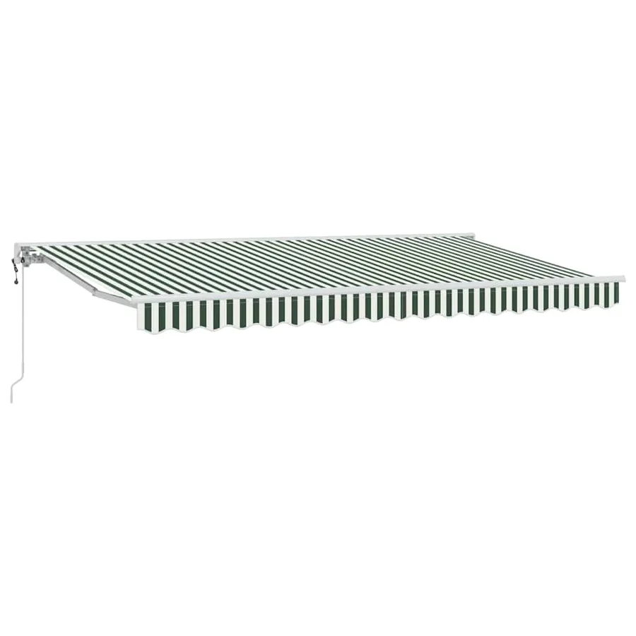 Cadre d'auvent Vert et blanc 400 x 200 cm - 2