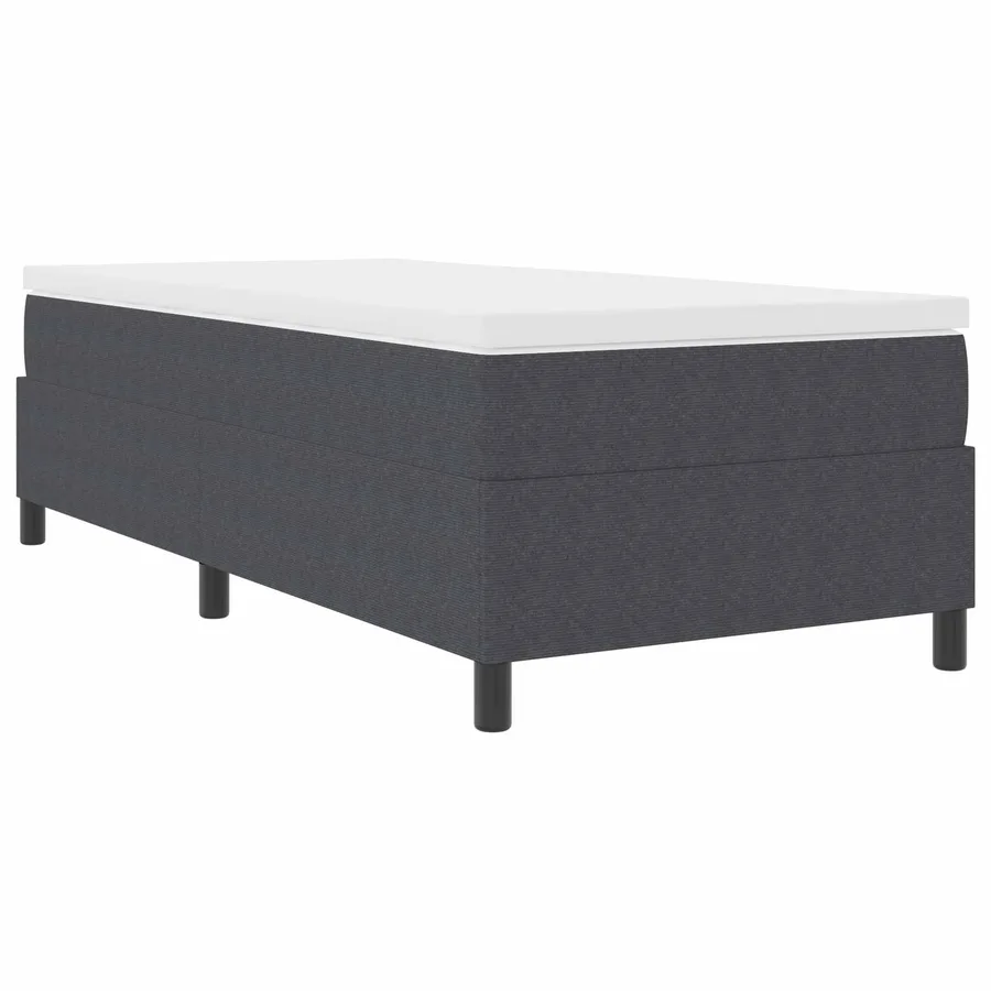Cadre de lit plateforme Gris foncé 80 x 200 cm - 4